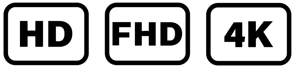 4K FHD HD 1